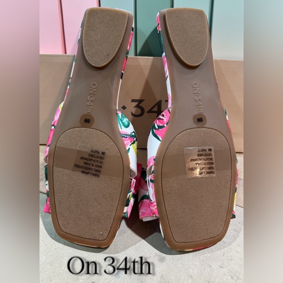 On 34th Size 8 Jazminn Bow Slide on Sandals BRAND NEW IN BOX! - Picture 6 of 9